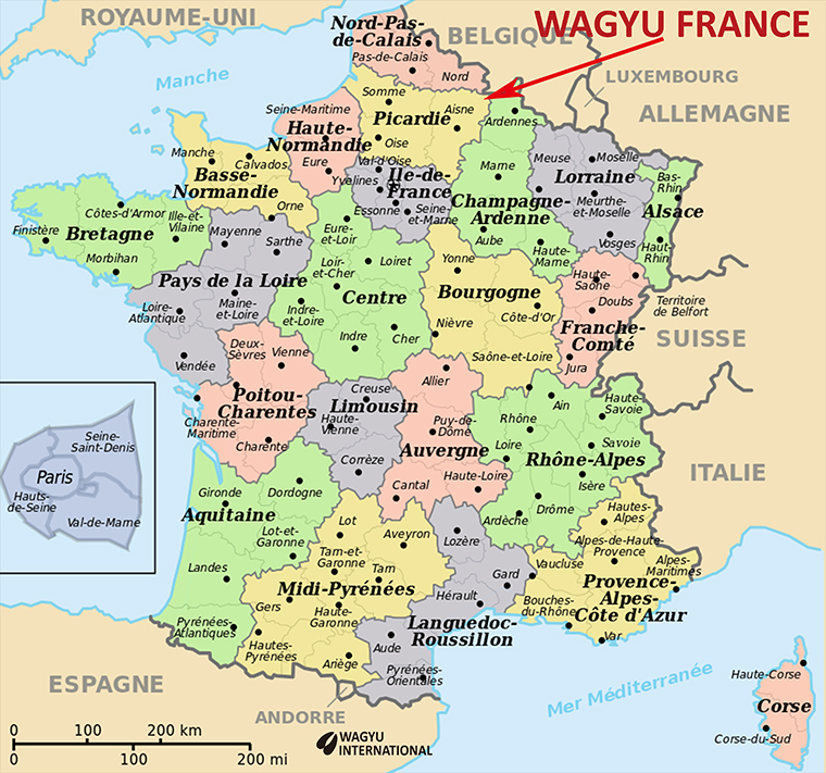 Map of France